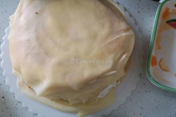 芒果千层蛋糕（薄饼机版）的做法图解16