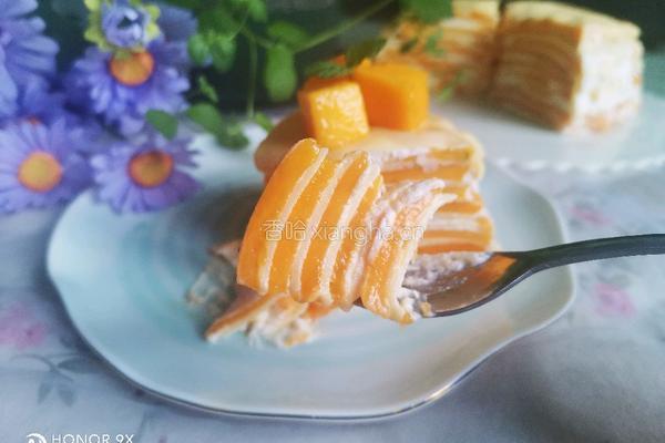 芒果千层蛋糕（薄饼机版）的做法图解18