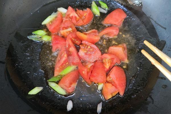 主食│西红柿鸡蛋面一款简单的暖胃早餐的做法图解3