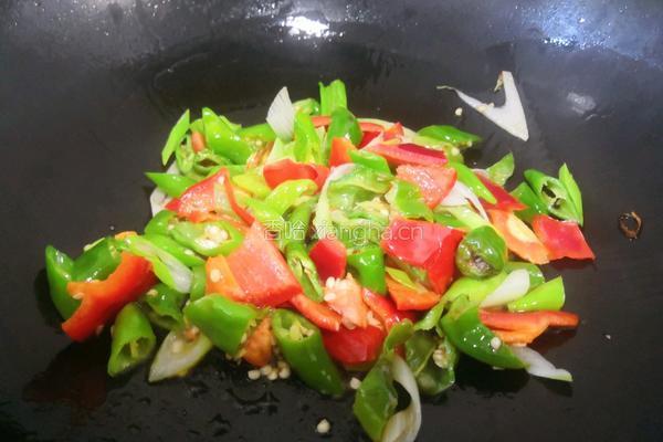 葱爆豆腐的做法图解4