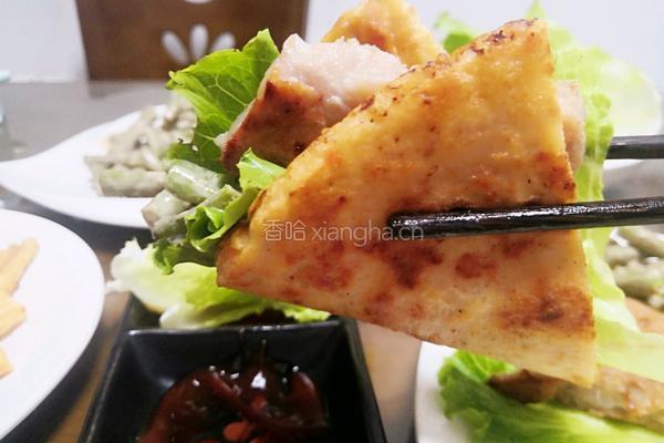 蒜香奥尔良鸡肉饼的做法图解18
