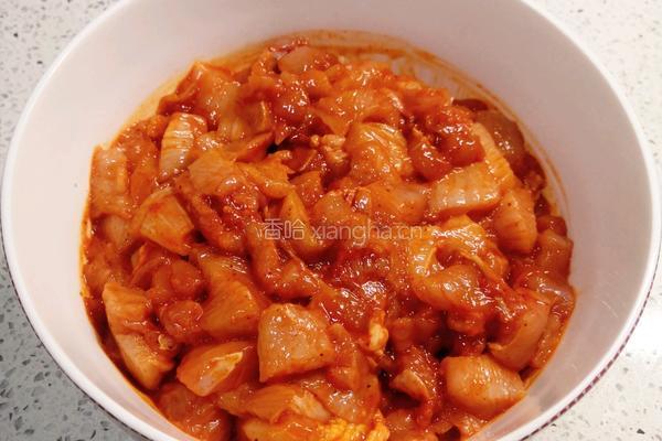 蒜香奥尔良鸡肉饼的做法图解1