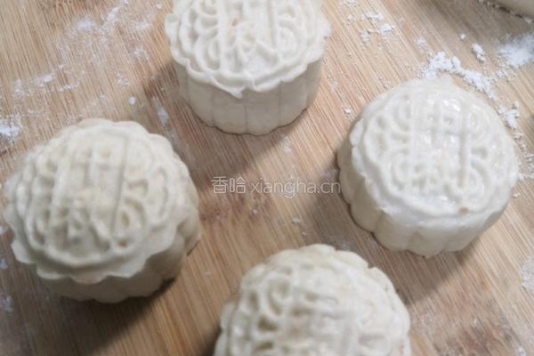豆沙馅蒸月饼的做法图解7