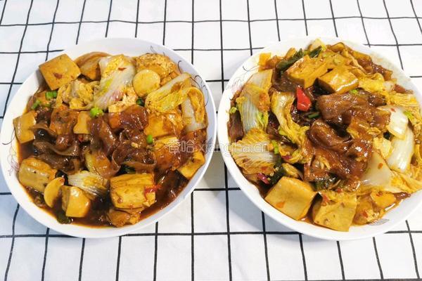 白菜豆腐炖粉条的做法图解11
