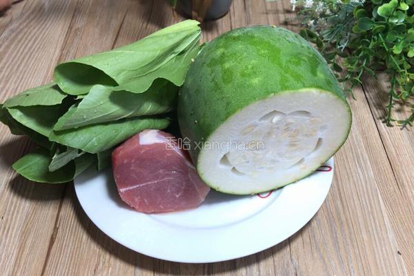 冬瓜肉片汤的做法图解1