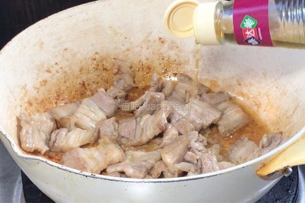 五花肉焖豆腐皮的做法图解6