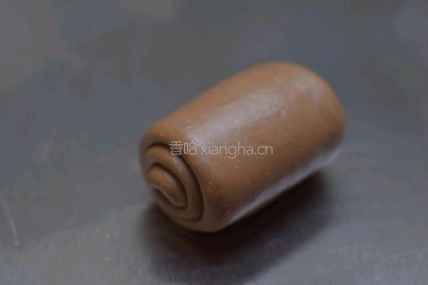 带着香浓诱人可可味吐司的做法图解5