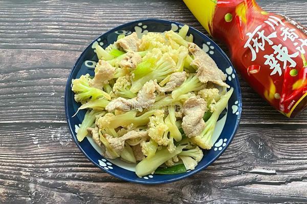 肉片炒花菜的做法图解11