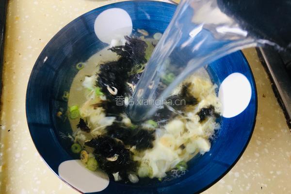 紫菜蛋花冲汤的做法图解9