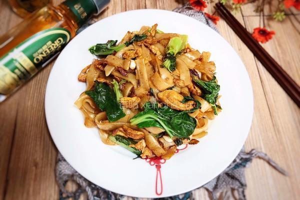 青菜鸡蛋炒河粉的做法图解13