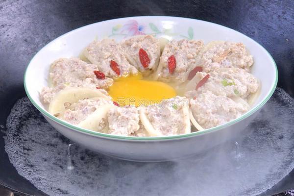 莲藕蒸豆腐的做法图解12