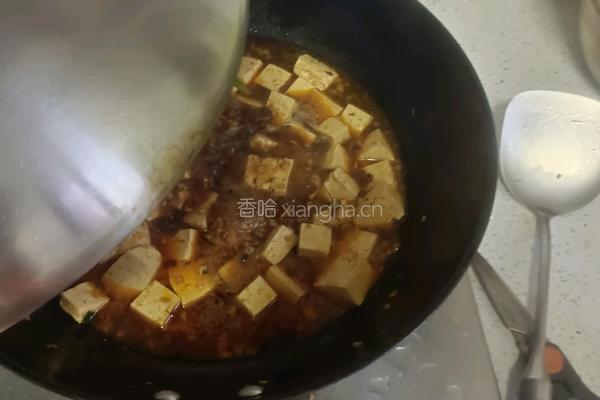 麻婆豆腐的做法图解7