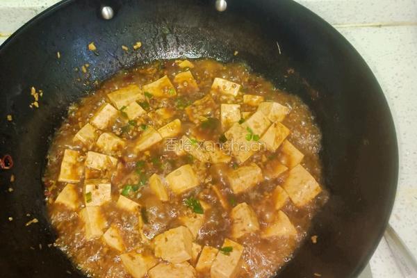 麻婆豆腐的做法图解8