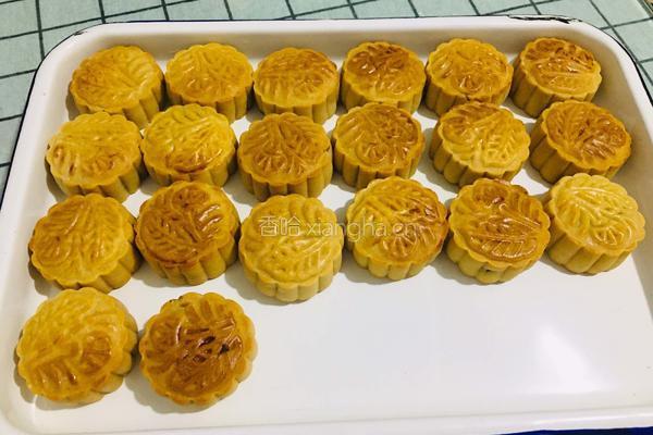 蜂蜜黑豆沙月饼的做法图解15