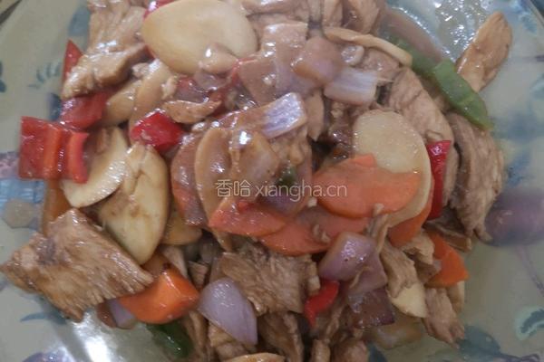炒鸡脯肉的做法图解12