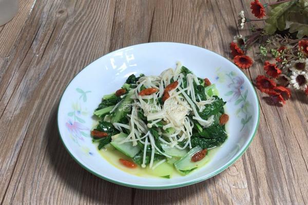 金针菇炒白菜的做法图解10