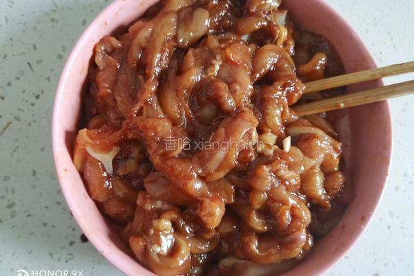 小炒鸡胸肉的做法图解4