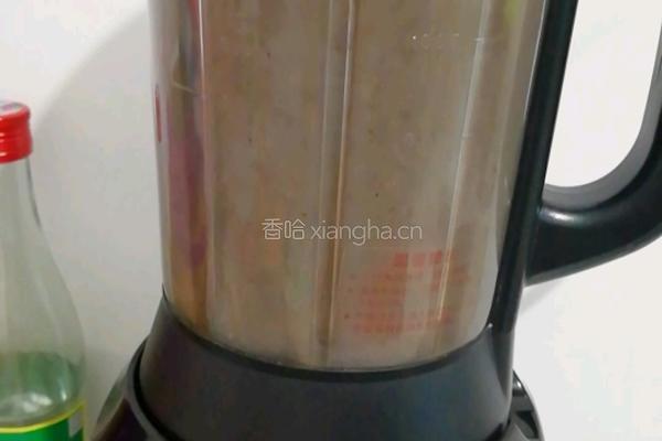 黑芝麻核桃山药饮的做法图解4