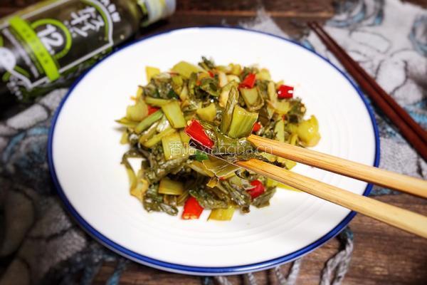辣炒冲菜的做法图解8