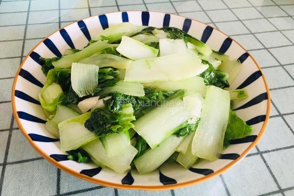 蒜香小白菜的做法图解8
