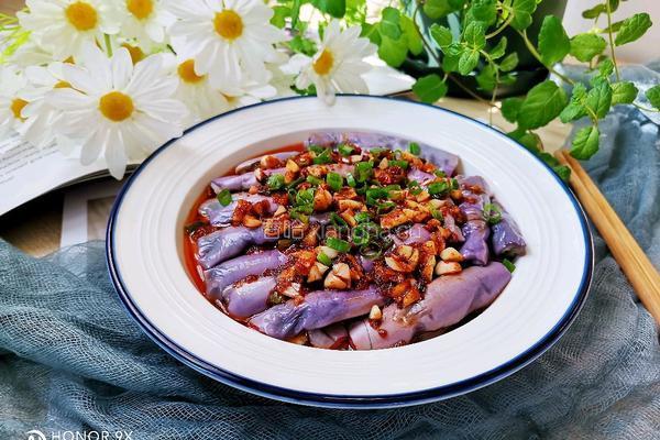 凉拌蒸茄子的做法图解10