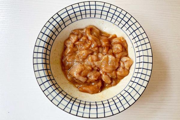 小炒鸡脯肉的做法图解3