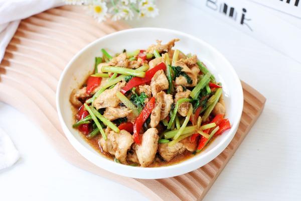 小炒鸡脯肉的做法图解15