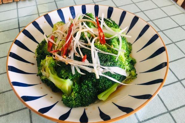 白灼西兰花的做法图解13