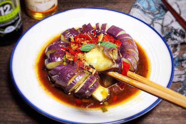 凉拌盘龙茄子的做法图解8