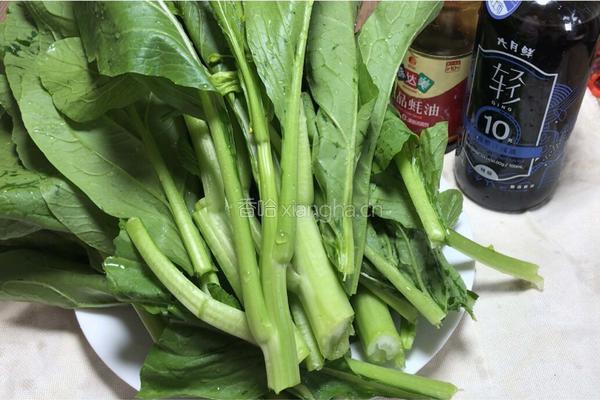 蚝油菜心的做法图解1