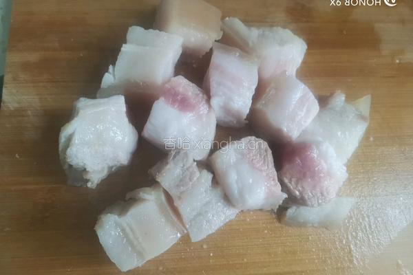 茭白红烧肉的做法图解3