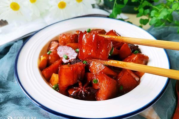 茭白红烧肉的做法图解14