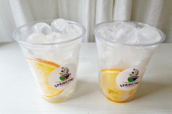 冰橙美式咖啡的做法图解3