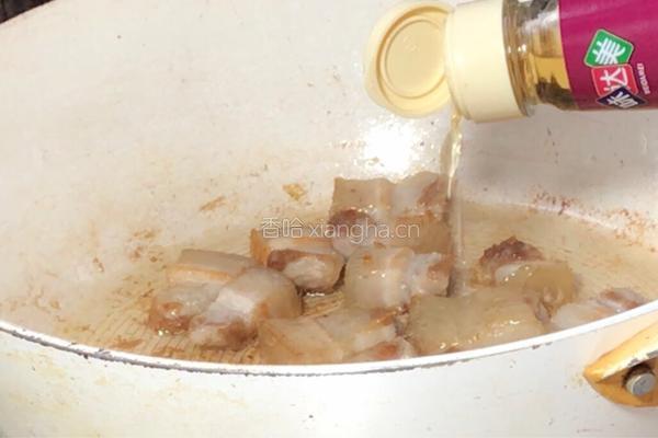 茭白烧肉的做法图解7