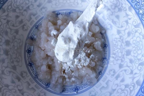 豌豆炒虾腰的做法图解5