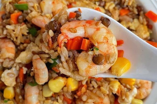 谷物米炒饭的做法图解12