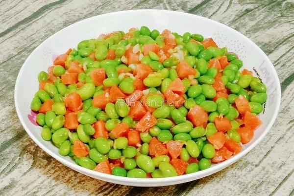 毛豆米炒火腿肠的做法图解11