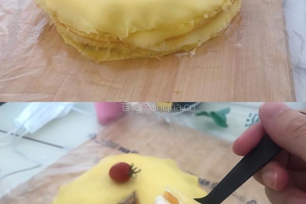 榴莲（榴芒）千层蛋糕的做法图解13