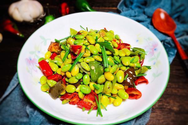 小炒毛豆的做法图解8