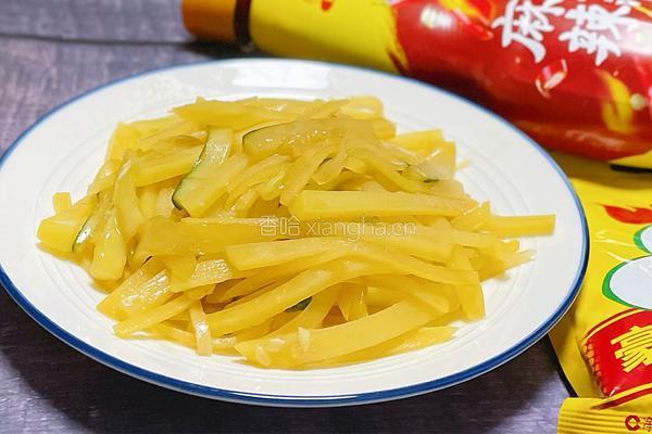 黄瓜土豆丝的做法图解13