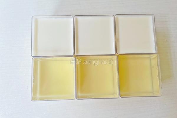 椰香茉莉双层布丁的做法图解11