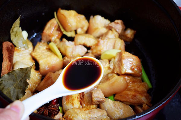板栗红烧肉的做法图解8