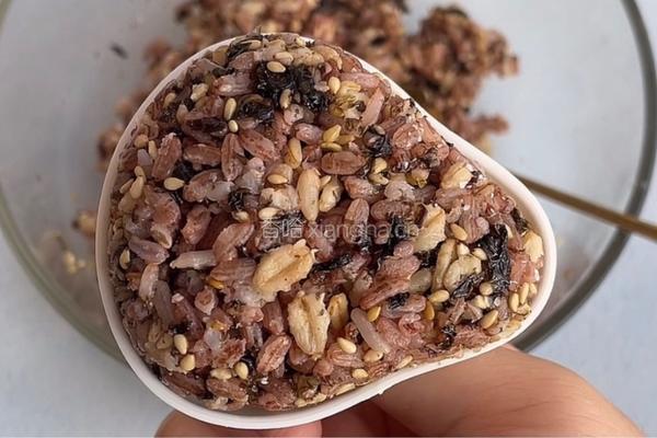 海苔红米饭团的做法图解8