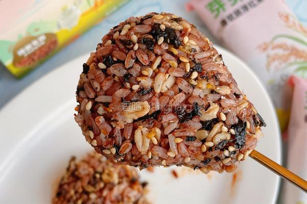 海苔红米饭团的做法图解15