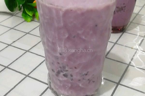 紫薯啵啵奶昔的做法图解11