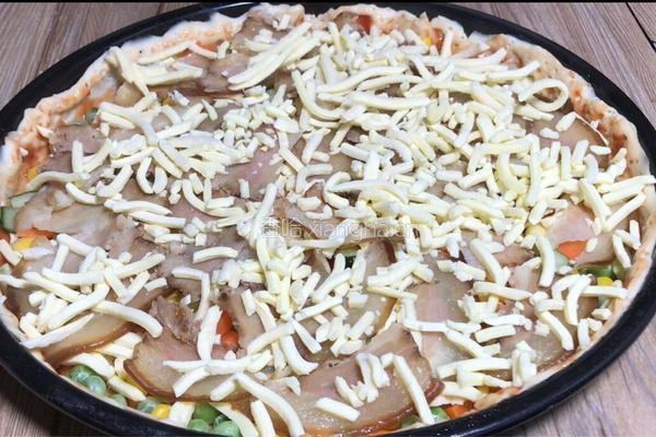 熏肉披萨的做法图解8