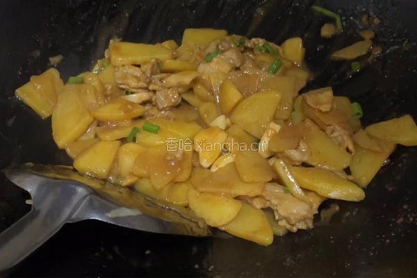 土豆烧五花肉的做法图解14