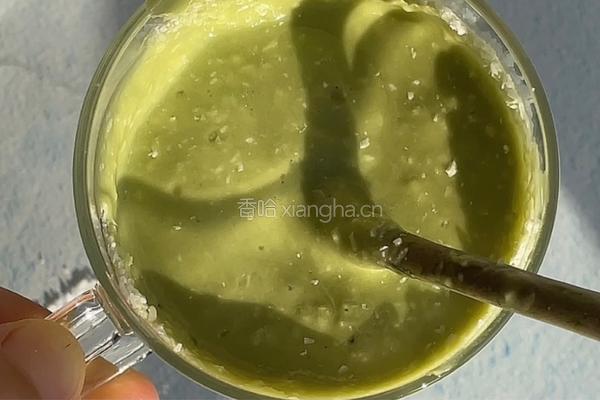 椰香抹茶酸奶杯的做法图解5