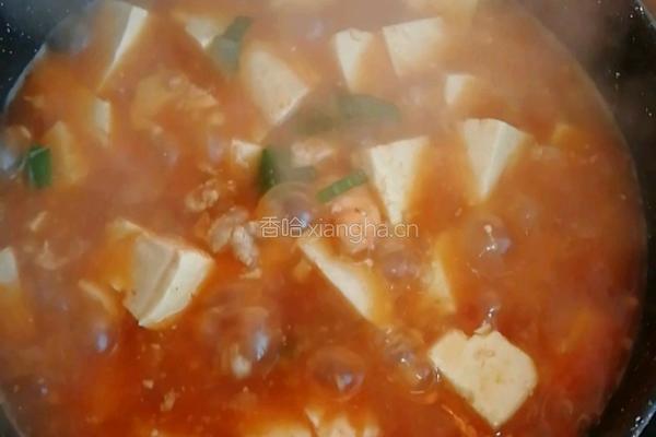 肉末虾仁豆腐的做法图解11