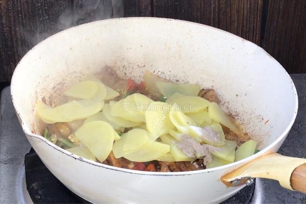 土豆回锅肉的做法图解12